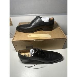 DESAI Men's Dress Shoes with Genuine Classic Formal Oxford Leather Sz 8.5
